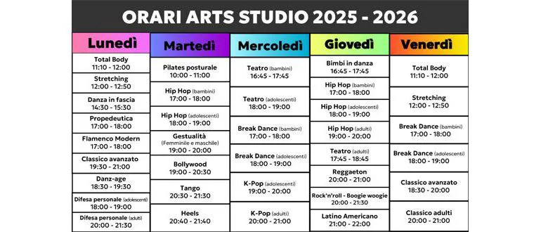 Orari arts studio 
