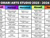 Orari arts studio 
